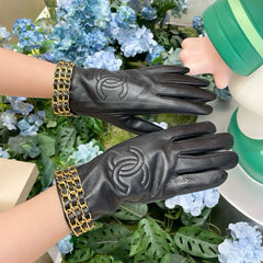 GLOVES IN BLACK LAMBSKIN 463822