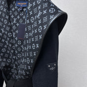 DIOR HOODED COAT IN BLACK WOOL