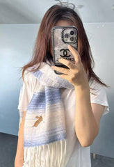 LOEWE 25S SCARF 180 IN MOHAIR WOOL 861429