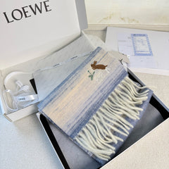 LOEWE 25S SCARF 180 IN MOHAIR WOOL 861429