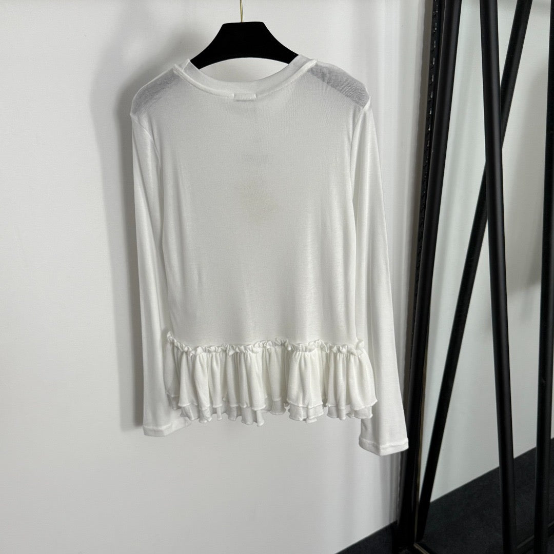 MIUMIU LONG-SLEEVE T-SHIRT STYLE 253