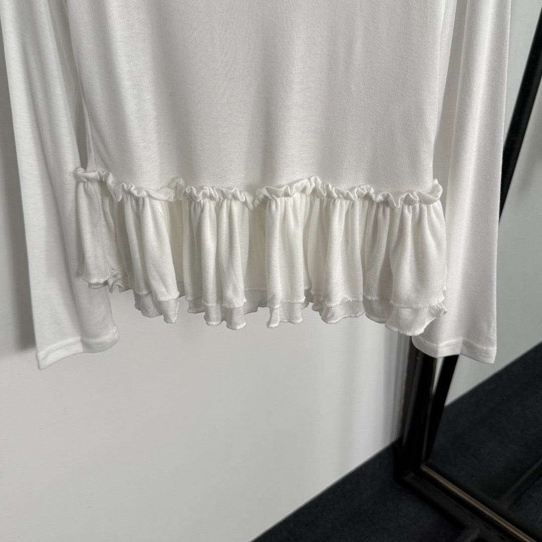 MIUMIU LONG-SLEEVE T-SHIRT STYLE 253