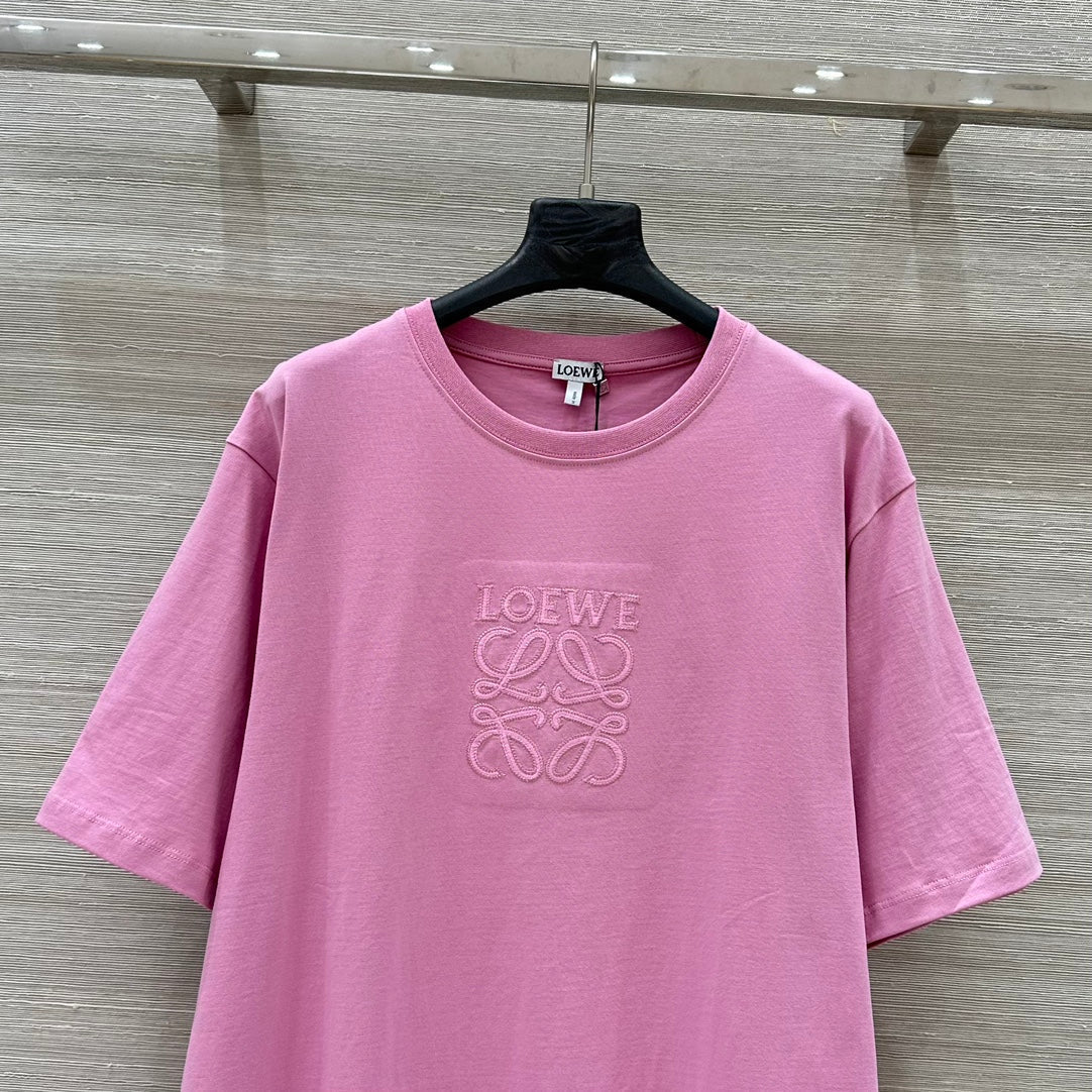 Loewe 25 Relaxed Fit T-shirt Lilac Cotton