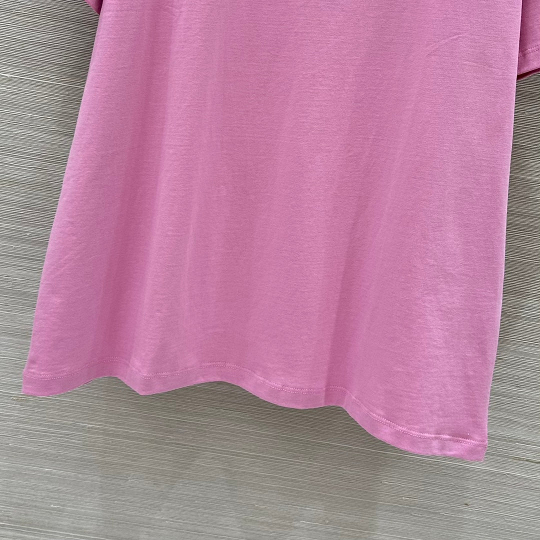 Loewe 25 Relaxed Fit T-shirt Lilac Cotton