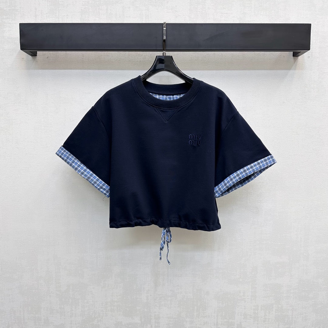 MIU 25S PLAID SET IN COTTON 264589