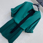 MAXMA 25S SHORT SLEEVE DRESS WITH BOW 264552