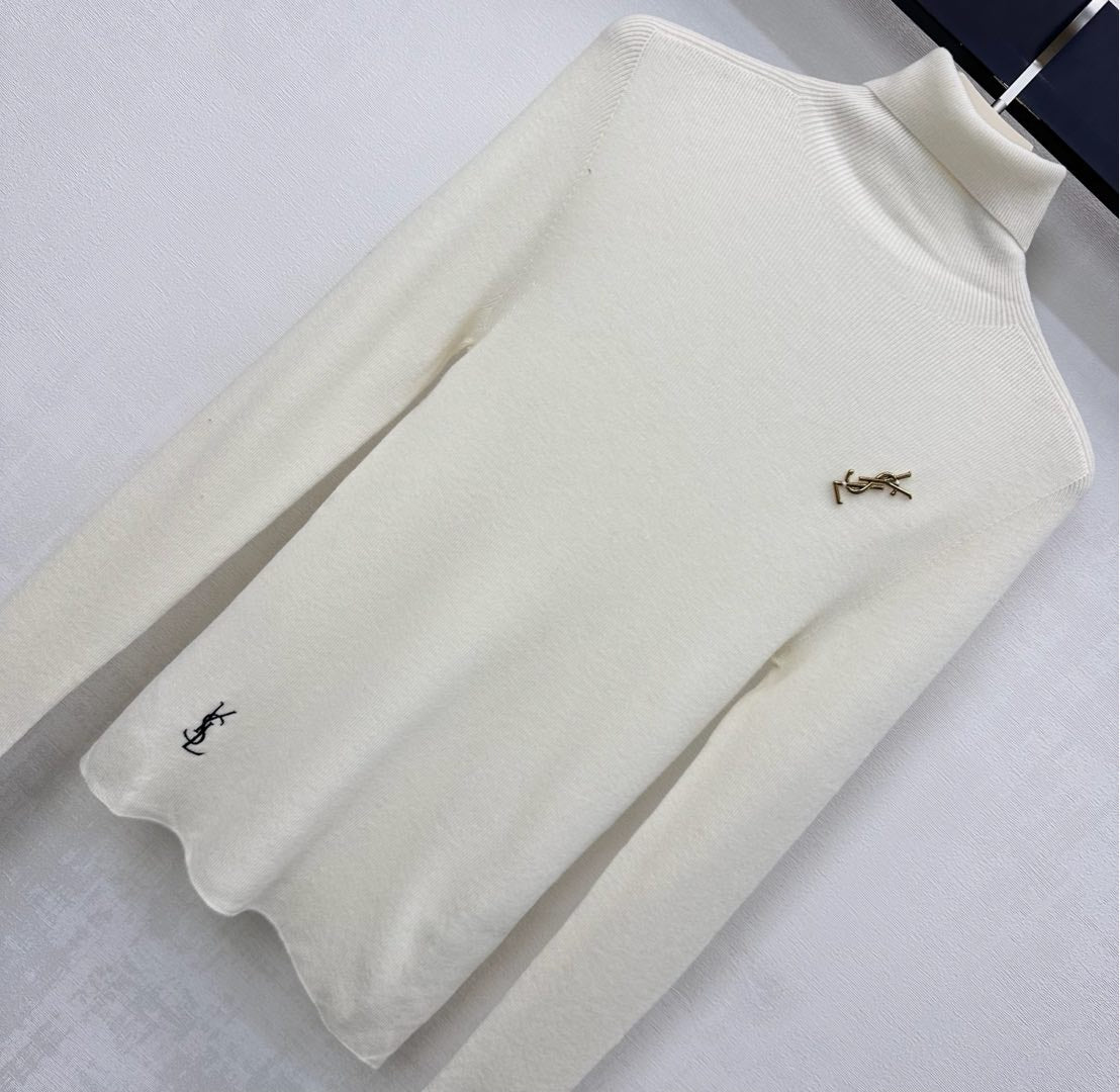 YSL 25S HIGH-NECK SWEATER STYLE 41