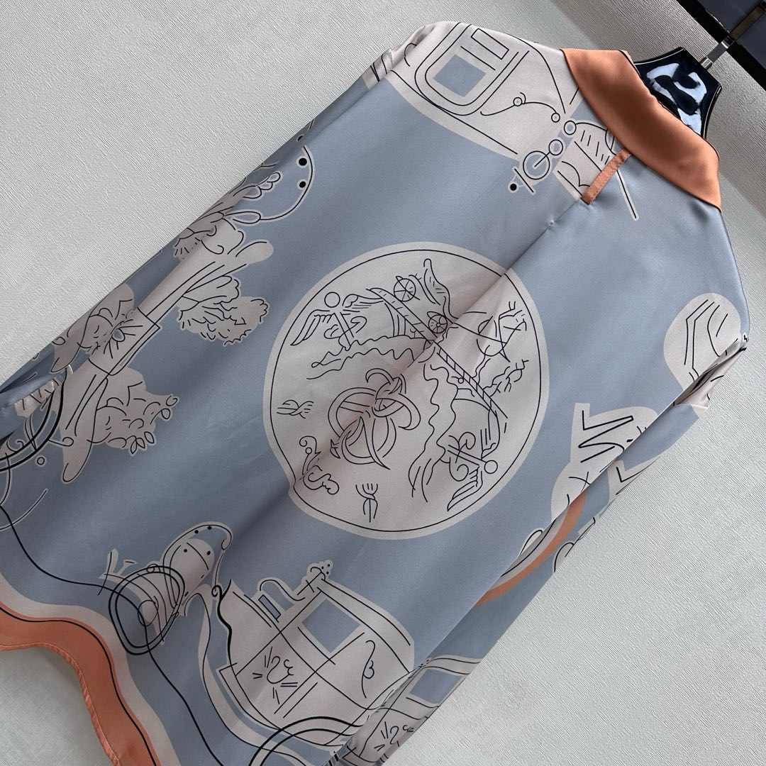 HERMES 26S LONG SLEEVE SHIRT 585