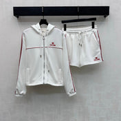 CELINE 26S HOODED JACKET AND SHORTS SET 127