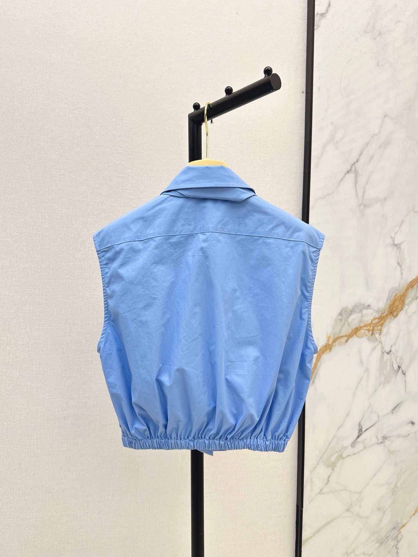 MIUMIU 26S BOW TIE VEST SHIRT 973