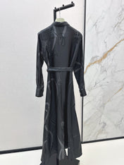 HERMES 25S LONG SILK DRESS 80580