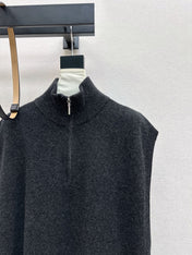 HERMES 25S SLEEVELESS CREW-NECK KNIT DRESS 306