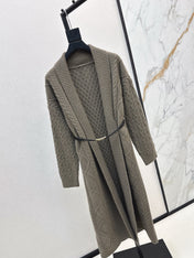 HERMES 25S LONG KNIT CARDIGAN 99430
