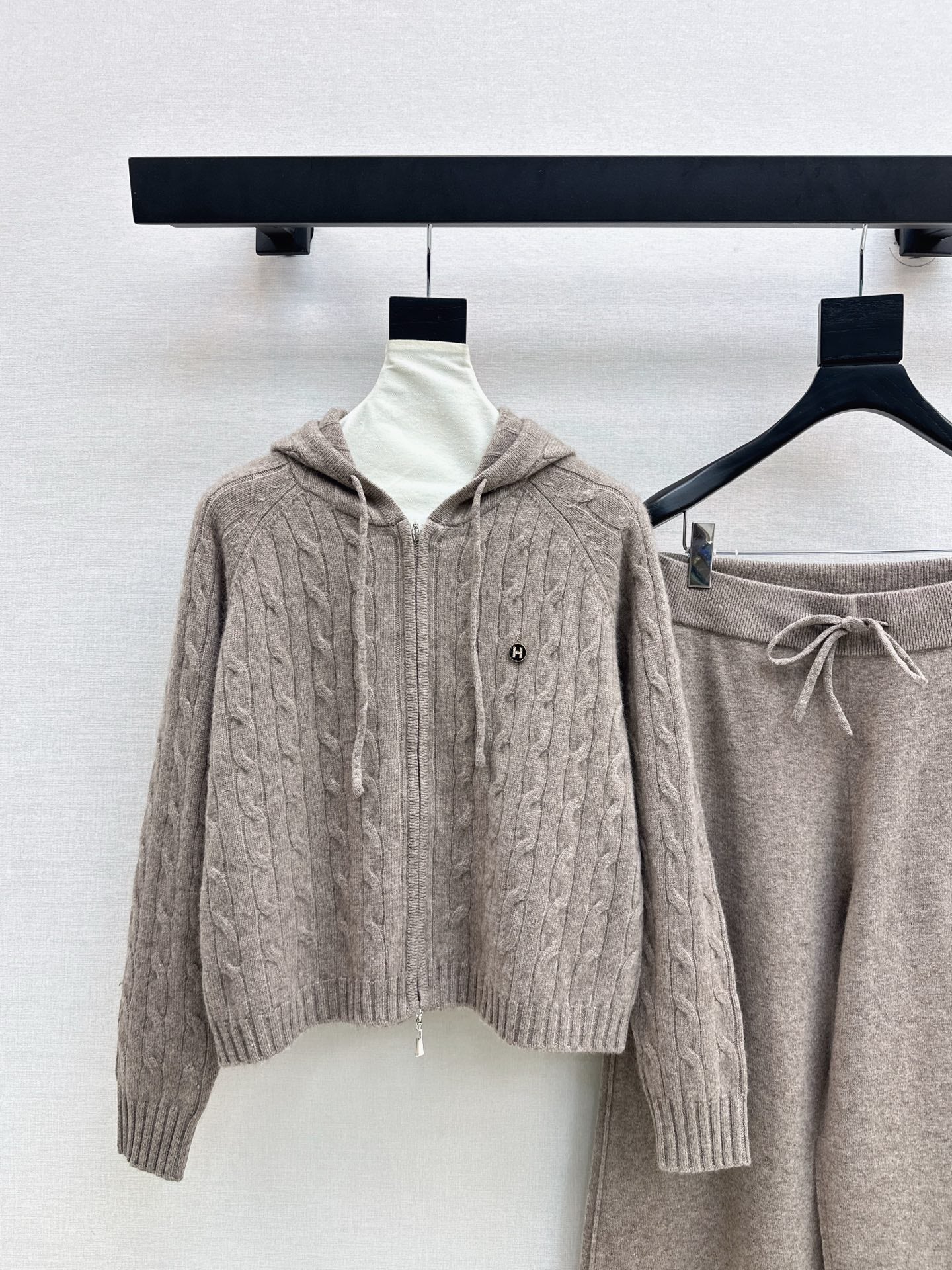 HERMES 25S OVERSIZED WOOL SUIT 026