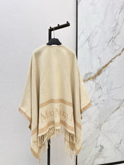 MAX MARA 25S JACQUARD CAPE COAT 008