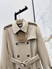 BURBERRY 25S LONG WOOL COAT 286