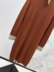 BURBERRY 26S TURTLENECK KNIT DRESS 420