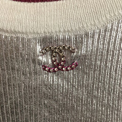 CHANEL 26S SHORT-SLEEVE KNIT TOP 849