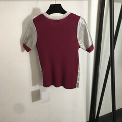 CHANEL 26S SHORT-SLEEVE KNIT TOP 849