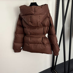 MAX MARA 25S LONG-SLEEVE COTTON HOODED JACKET 222