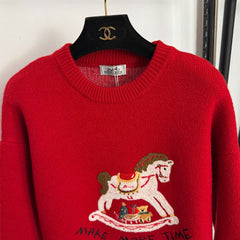 HERMES 25S LONG-SLEEVE SWEATER 467
