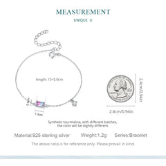 Synthetic Tourmaline Bracelet for Women