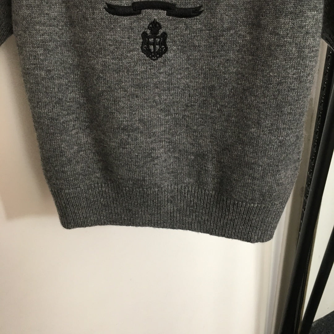 PRADA 25S SHORT-SLEEVE SWEATER 274