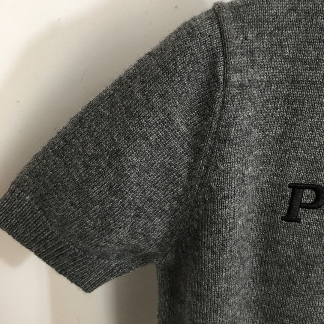 PRADA 25S SHORT-SLEEVE SWEATER 274
