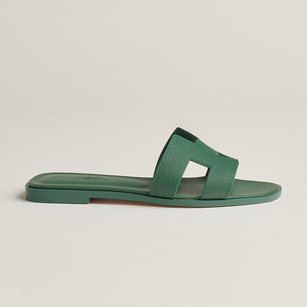 0RAN SANDAL VERT LIERRE