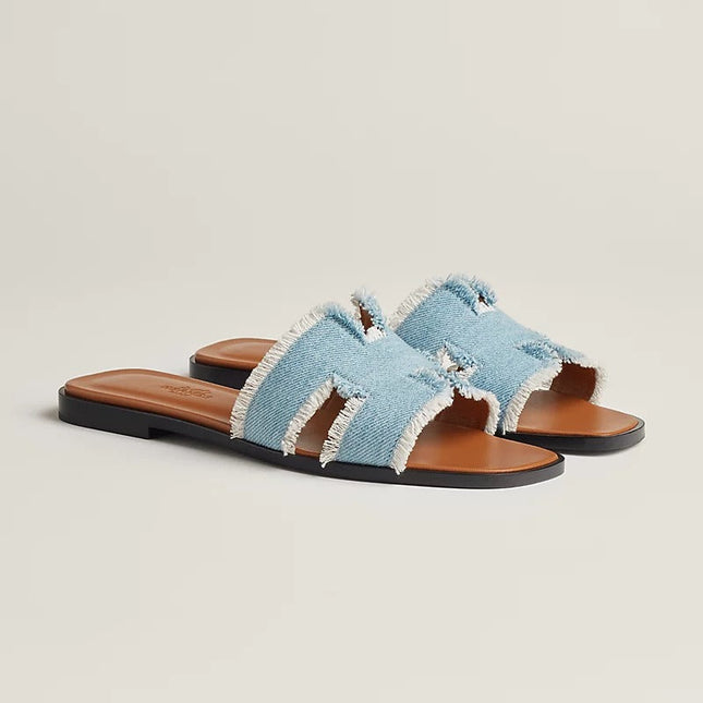 0RAN SANDAL BLEU CLAIR