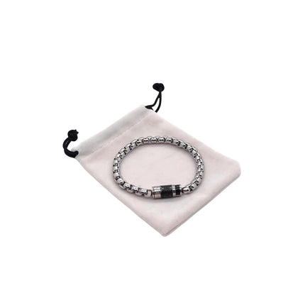 LV PERFUME BOTTLE SILVER BRACELET