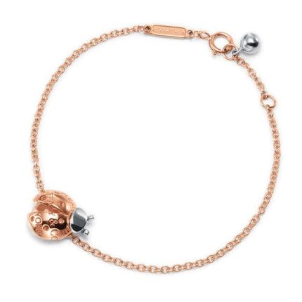 LADAYBUG RETURN TO TIF PINK GOLD BRACELET