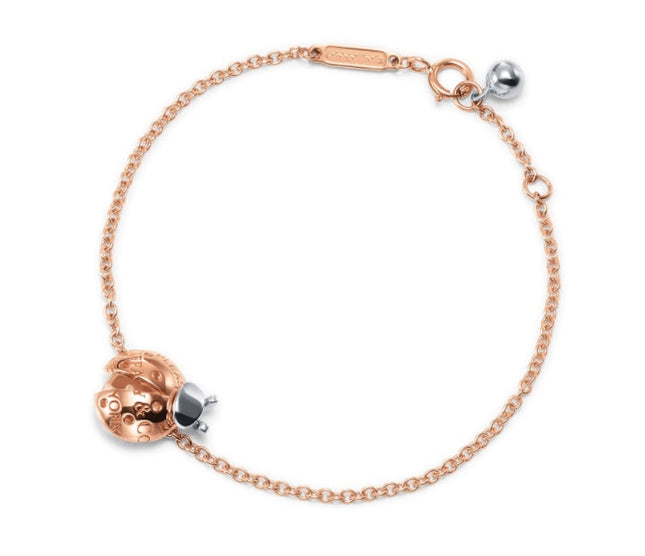 LADAYBUG RETURN TO TIF PINK GOLD BRACELET