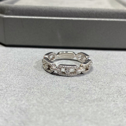 MOVE LINK PAVED DIAMOND RING