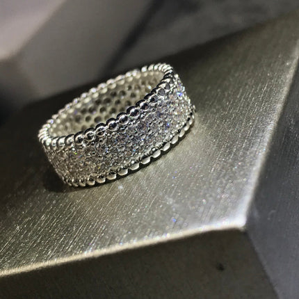 PERLEE 3 ROWS DIAMONDS RING