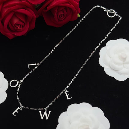 LOEW LOGO NECKLACE