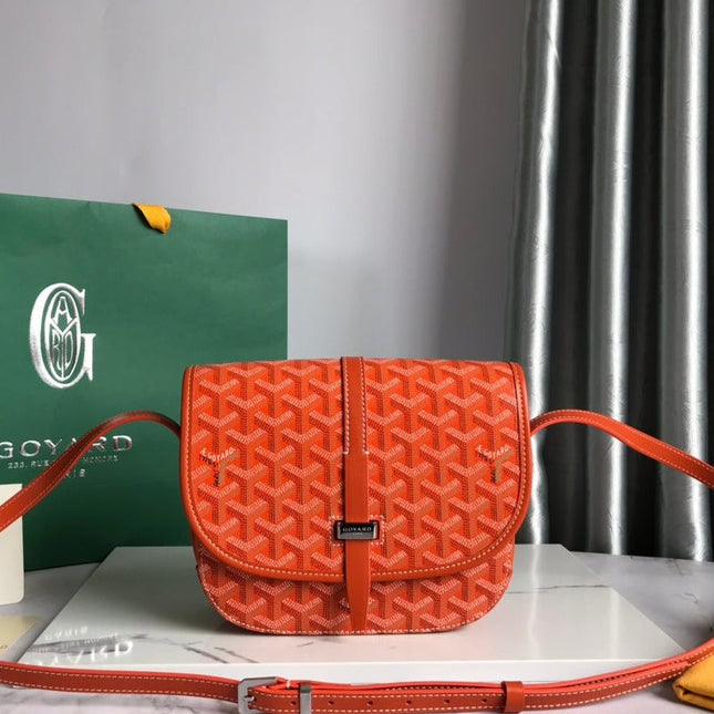 BELVEDERE PM BAG 21CM ORANGE CANVAS