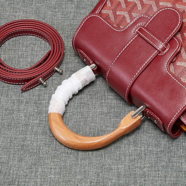 SAIGON SOUPLE MINI BAG BURGUNDY CANVAS