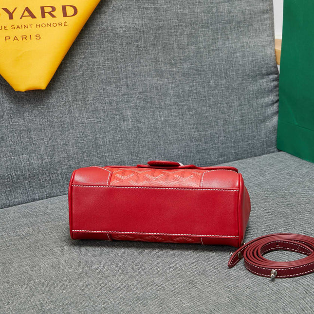 SAIGON SOUPLE MINI BAG RED CANVAS