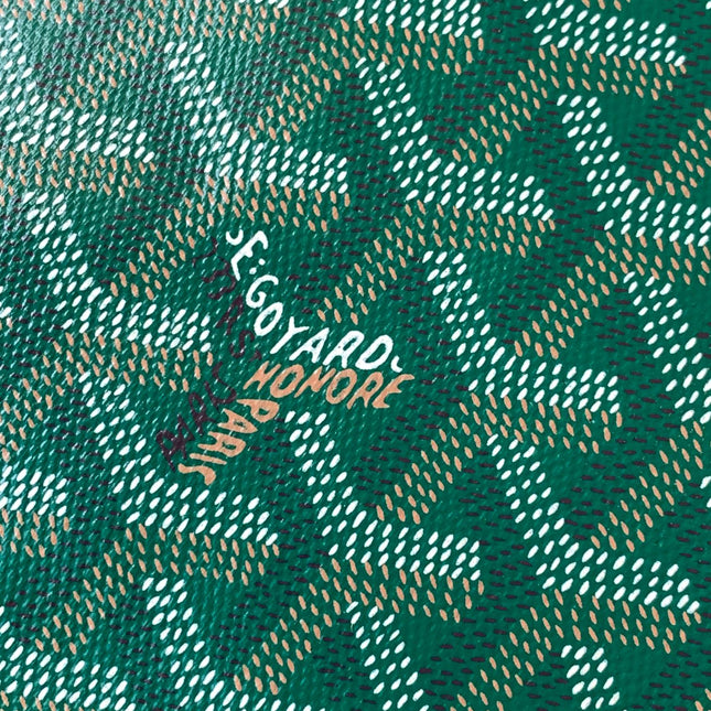 GOYA SECOND-HAND TOAST BAG 21CM GREEN CANVAS