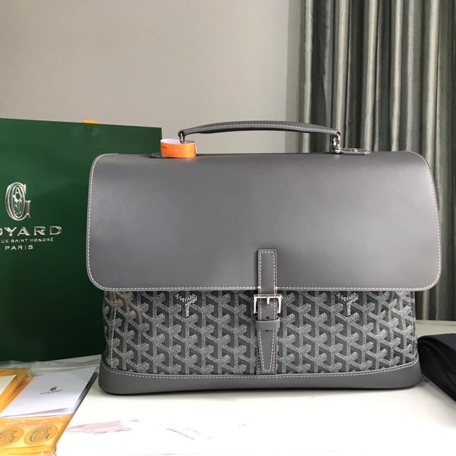 GOYARD CITADIN BAG 38CM GREY CANVAS