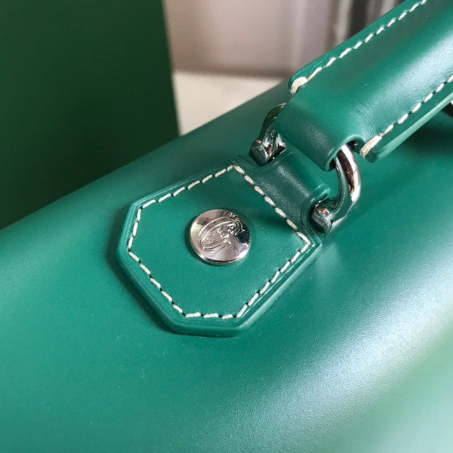 GOYARD CITADIN BAG 38CM GREEN CANVAS