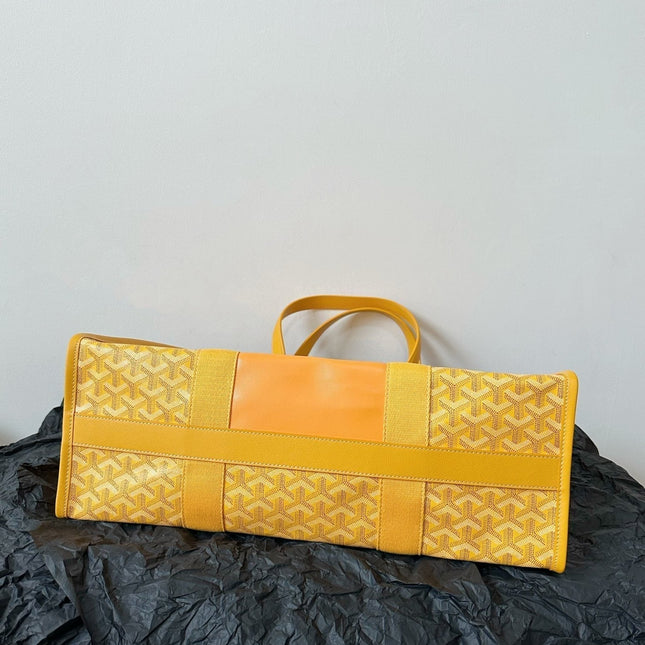 GOYA VILLETTE TOTE 45CM YELLOW CANVAS