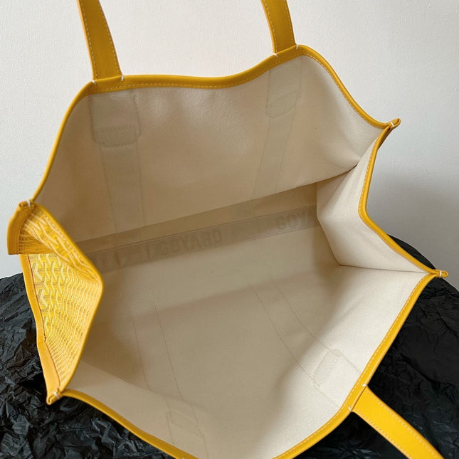 GOYA VILLETTE TOTE 45CM YELLOW CANVAS