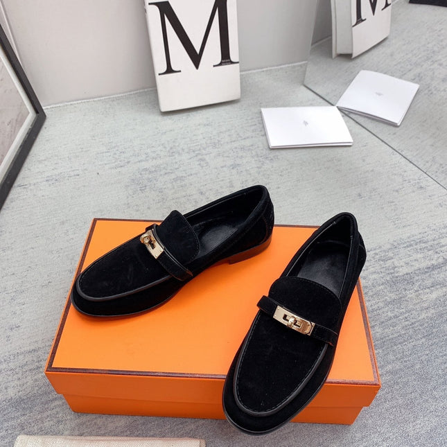 Destin Loafer Suede Black