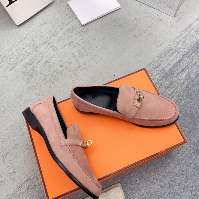 Destin Loafer Suede Light Pink