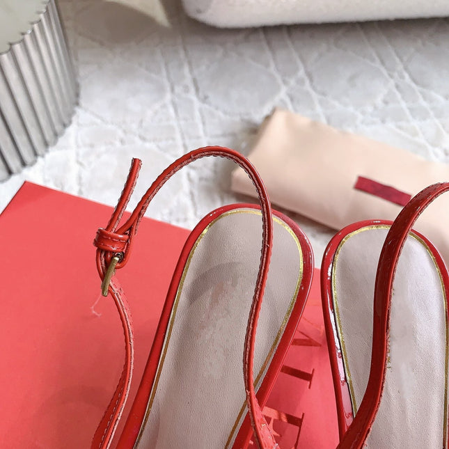 Vlogo Slingback Pump 65MM Shiny Red