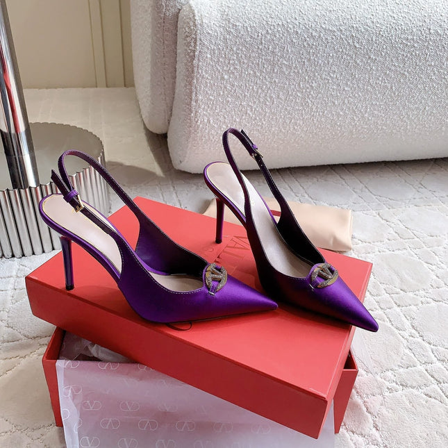 Vlogo Slingback Pump 90MM Purple