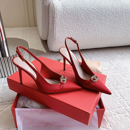 Vlogo Slingback Pump 90MM Red