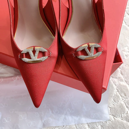 Vlogo Slingback Pump 90MM Red